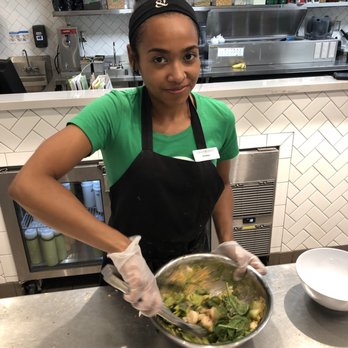 Crisp & Green - Ayanna making my create your own - Salad Near Me - Edina, Minnesota Crisp & Green - Ayanna making my create your own - Salad Near Me - Edina, Minnesota