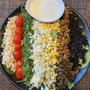 The Clinkscale - Chopped salad with buttermilks ranch dressing - Breakfast & Brunch Near Me - Jerome, Arizona The Clinkscale - Chopped salad with buttermilks ranch dressing - Breakfast & Brunch Near Me - Jerome, Arizona