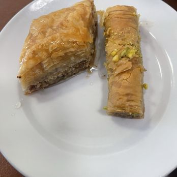 Peace Bakery & Deli - Pistachio baklava and walnut baklava - Mediterranean Near Me - Austin, Texas