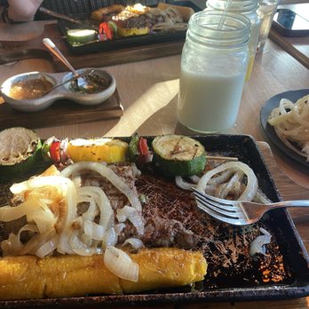 Salento Colombian Steakhouse - steak and onions, soursop juice, passion fruit juice - Steakhouses Near Me - St. Augustine, Florida