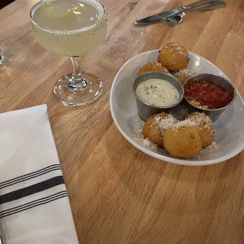 Pastaria - Lemon drop martini and crispy risotto balls - Italian Near Me - Clayton, Missouri Pastaria - Lemon drop martini and crispy risotto balls - Italian Near Me - Clayton, Missouri