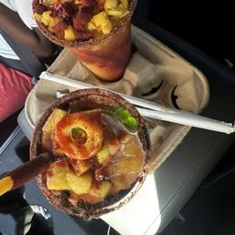 Piñalada and mangonada  yum