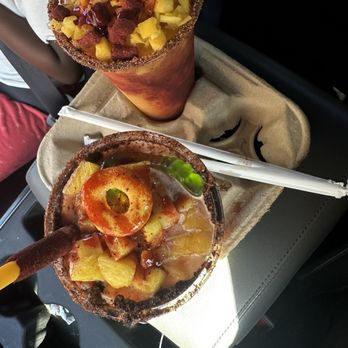 Botanas La Cruda - Piñalada and mangonada  yum - Seafood Near Me - Vallejo, California