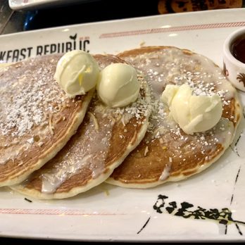 Breakfast Republic - Lemon coconut pancake. - Breakfast & Brunch Near Me - San Diego, California