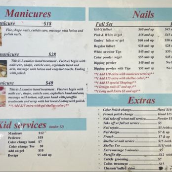 Tranquil Nails & Spa - Menu prices as of 4/2025 - Day Spas Near Me - La Verne, California