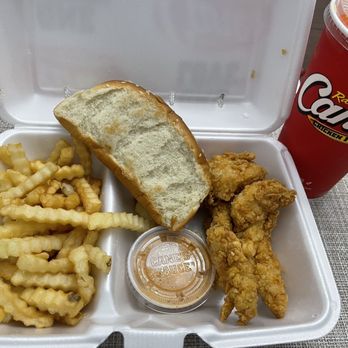 Raising Cane's Chicken Fingers - 3 Piece Combo - Chicken Shop Near Me - Tucson, Arizona Raising Cane's Chicken Fingers - 3 Piece Combo - Chicken Shop Near Me - Tucson, Arizona