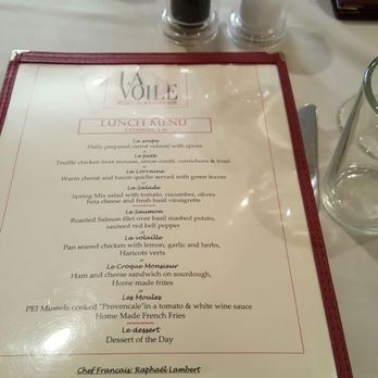 La Voile - Restaurant Week Lunch Menu - French Near Me - Boston, Massachusetts La Voile - Restaurant Week Lunch Menu - French Near Me - Boston, Massachusetts