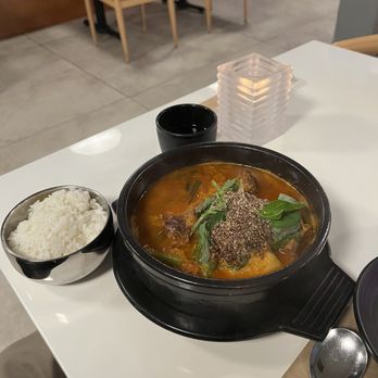 HamaHippo Korean Kitchen - Spicy Gamja Tang - Korean Near Me - Fullerton, California