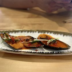 Bo's Ramen and Sushi House - Baked Mussels