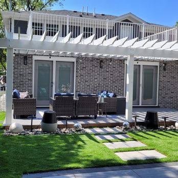 JD Flores Landscaping - a patio with a pergolated roof - Gardeners Near Me JD Flores Landscaping - a patio with a pergolated roof - Gardeners Near Me