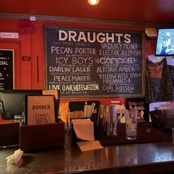 The Little Darlin' - Drink menu