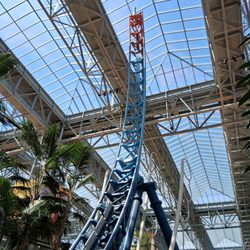 The vertical peak(s) of Avatar Airbender nearly hit the ceiling at 98ft tall