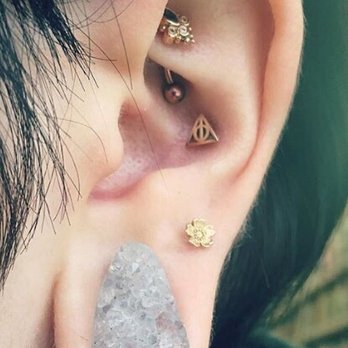 Iron Age Studios - Piercings all by Caleb Steffes. Jewelry purchased at Iron Age from BVLA, Neometal, Anatometal, and Evolve. - Tattoo Near Me - Saint Louis, Missouri