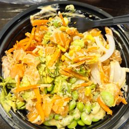 Build your own bowl, salmon
