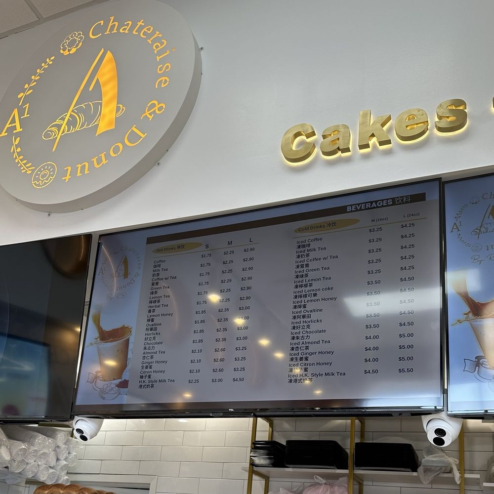 A1 Chateraise & Donut - Hot and cold drinks menu - Bubble Tea Near Me - Queens, New York A1 Chateraise & Donut - Hot and cold drinks menu - Bubble Tea Near Me - Queens, New York
