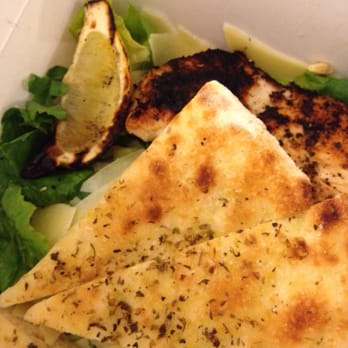 Republic Pi - Chicken Ceasar salad with a burned lemon. - Pizza Near Me - Spokane, Washington Republic Pi - Chicken Ceasar salad with a burned lemon. - Pizza Near Me - Spokane, Washington