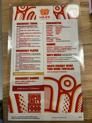 Menu photo 2 Lola's Cocina Madison, AL