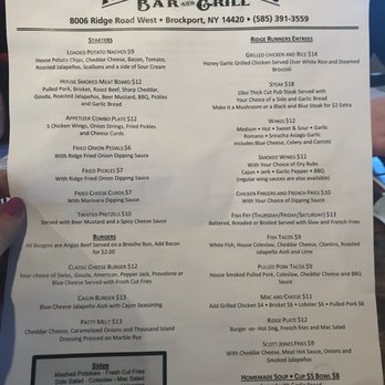 Ridge Runners Bar and Grill - Menu - American Near Me - Brockport, New York Ridge Runners Bar and Grill - Menu - American Near Me - Brockport, New York