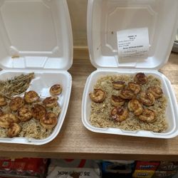 Momocha Hibachi Japanese Grill - Hibachi Shrimp and shrimp fried rice