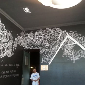 Luce Al Gargantini - The interior is painted with chalkboard paint! - Italian Near Me - Lugano, TI