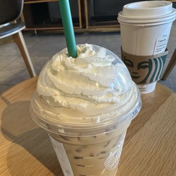 Starbucks - Grande White Chocolate Mocha and Venti Extra hot latte. - Coffee & Tea Near Me - Lakeland, Florida