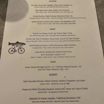 ONE ONE FOUR - Menu - Modern European Near Me - Teddington, XGL