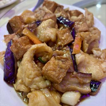 Evergreen Restaurant - Fish filet tofu eggplant - Cantonese Near Me - Chicago, Illinois