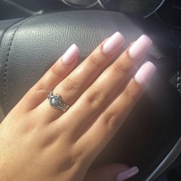 Square acrylics done by Kim