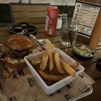Lost Cowboy Brewing - Pulled pork sandwich - Brewpubs Near Me - Nashua, New Hampshire Lost Cowboy Brewing - Pulled pork sandwich - Brewpubs Near Me - Nashua, New Hampshire