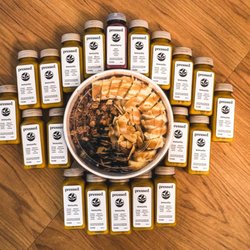 Pressed Juicery - Acai Power Bowl Smoothie Bowl + Immunity Shot (x20). SICKNESS BE GONE!!!