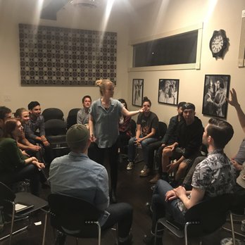 The AFA Studio - Abbie Cobb, one of the owners of the studio, really gets in the trenches when she's teaching! - Drama Schools Near Me - Los Angeles, California