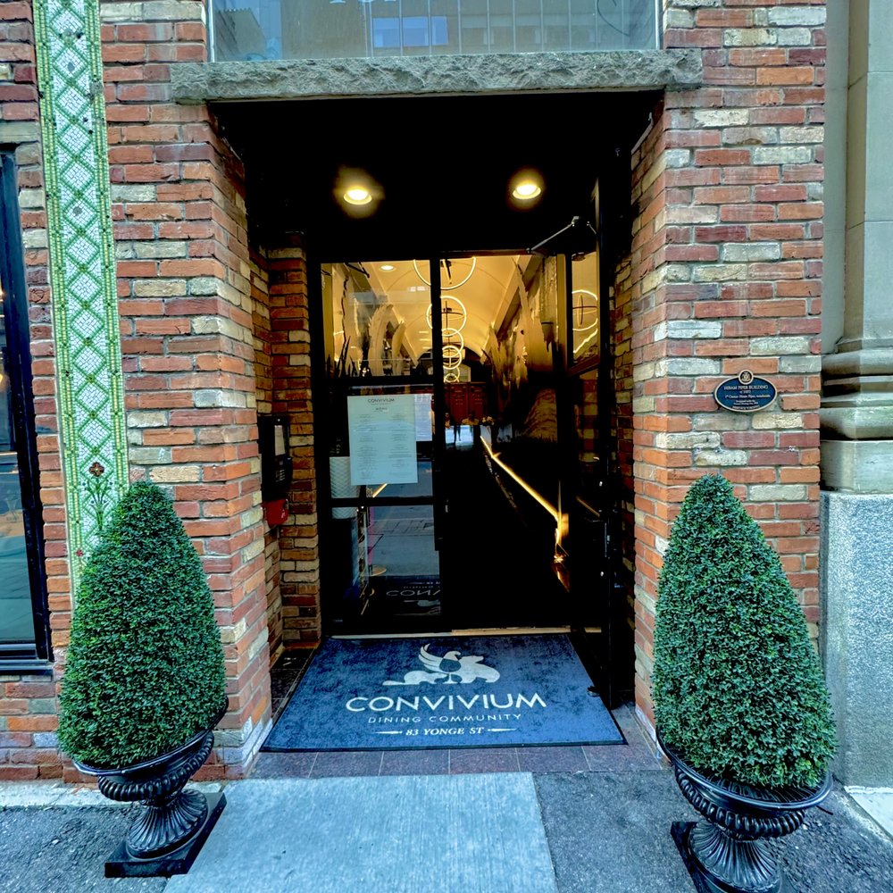 Convivium Dining Community - The main entrance of the restaurant. - Mediterranean Near Me - Toronto, Ontario Convivium Dining Community - The main entrance of the restaurant. - Mediterranean Near Me - Toronto, Ontario