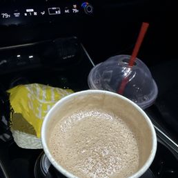 The cup wasn't even full. I think that's ridiculous. The cup wasn't even full. I think that's ridiculous.