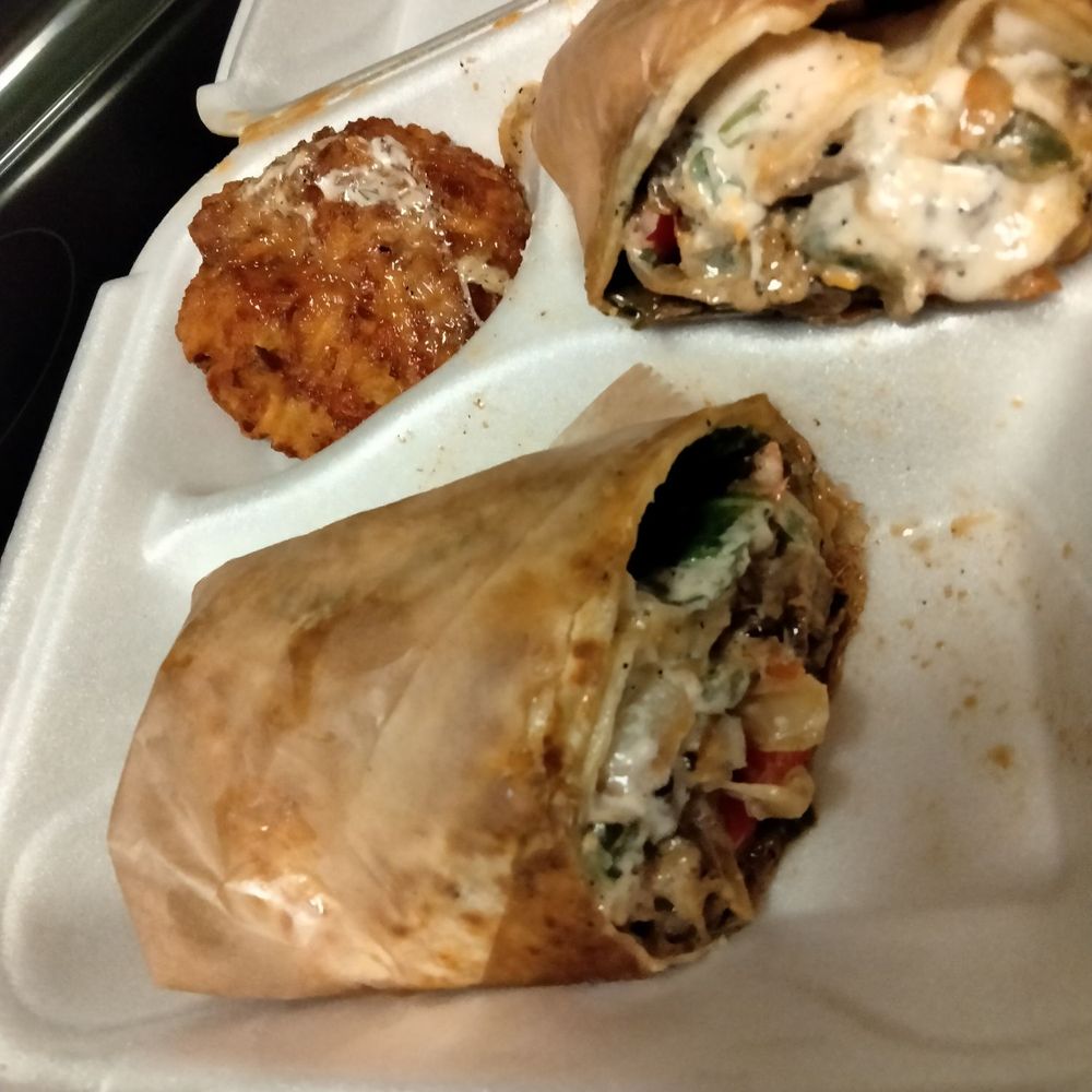 Bearded Chef Brunch - Steak Wrap with a Hash Round - Breakfast & Brunch Near Me - Jacksonville, Florida Bearded Chef Brunch - Steak Wrap with a Hash Round - Breakfast & Brunch Near Me - Jacksonville, Florida