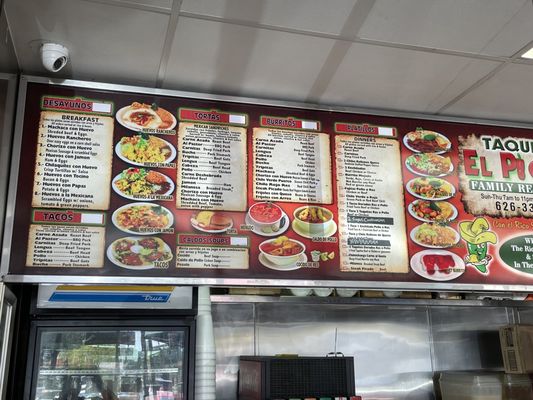 Menu photo 4 El Picoso Restaurant Azusa, CA Menu photo 4 El Picoso Restaurant Azusa, CA