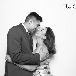 Haven Photobooth - Black & White Glam Photo booth rental for a wedding in Moreno Valley, CA