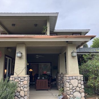 Gutters Plus Inc - New copper gutter! Blends perfectly with the existing gutter. - Gutter Services Near Me - Spring Valley, California