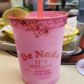 De Nada Cantina - House Frozen Marg - Mexican Near Me - Austin, Texas