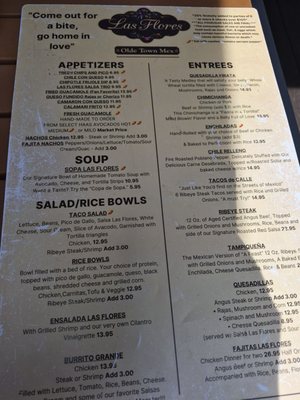 Menu photo 1 Las Flores Conyers, GA