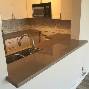 JNA Marble & Granite - Our new quartz countertops, with our new tile backsplash, and our new cabinets! Thank you so much! - General Contractors Near Me - Los Angeles, California JNA Marble & Granite - Our new quartz countertops, with our new tile backsplash, and our new cabinets! Thank you so much! - General Contractors Near Me - Los Angeles, California