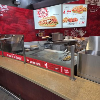 Charleys Cheesesteaks - The cook area - Fast Food Near Me - Valencia, California