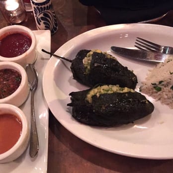 Hugo's - Vegan chile rellenos - Mexican Near Me - Houston, Texas