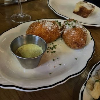 Grazie Nonna - suppli al telefono-tomato risotto and mozzarella with basil aioli - Italian Near Me - Washington, DC, District of Columbia