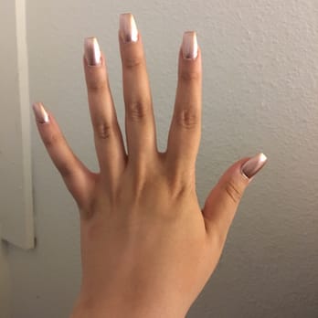 Angel Touch Nails - After a week of wear and tear. Repainted them myself. - Nail Salons Near Me - Glendale, Arizona
