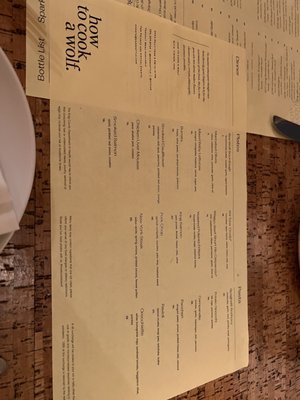 Menu photo 7 How to Cook a Wolf Seattle, WA
