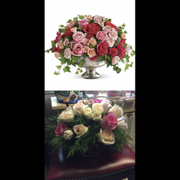 Deluxe flowers that I ordered vs. flowers received. Very dissapointed