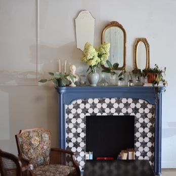 Bread Savage - a living room with a fireplace - Bakeries Near Me - Visalia, California