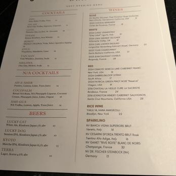 Lalaon - Drinks menu - Korean Near Me - Brooklyn, New York
