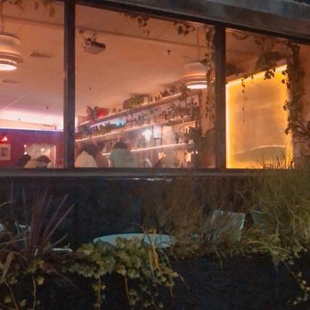 Sally’s - Outdoor seating looking into the bar - Caribbean Near Me - Brooklyn, New York