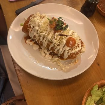 El Gallo Negro - Shredded chicken chimichanga - Mexican Near Me - Windsor, California